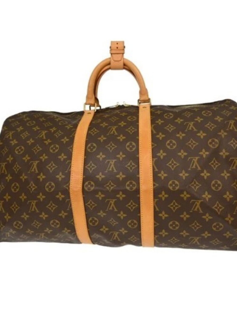 Best03/ LOUIS VUITTON KEEPALL 55 TRAVEL HANDBAG MONOGRAM M41424 SP0974 NQ06670 - Picture 2 of 11